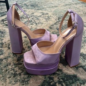 Lilac Princess Polly Platform Heel